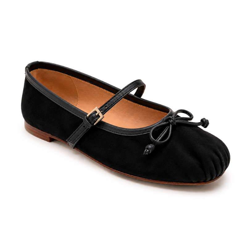 Roma - Cuir suédé Noir