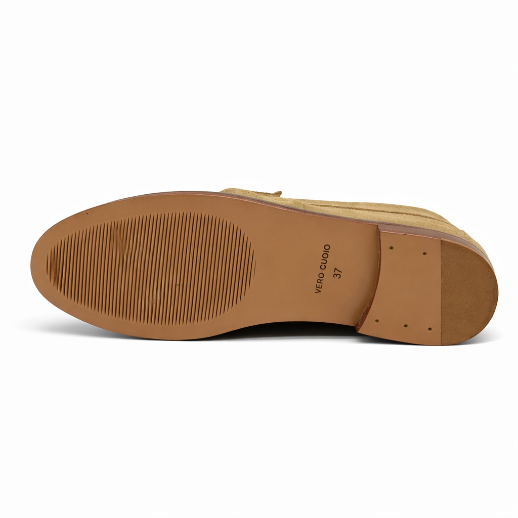 Laurent Femme - Cuir Suède Beige