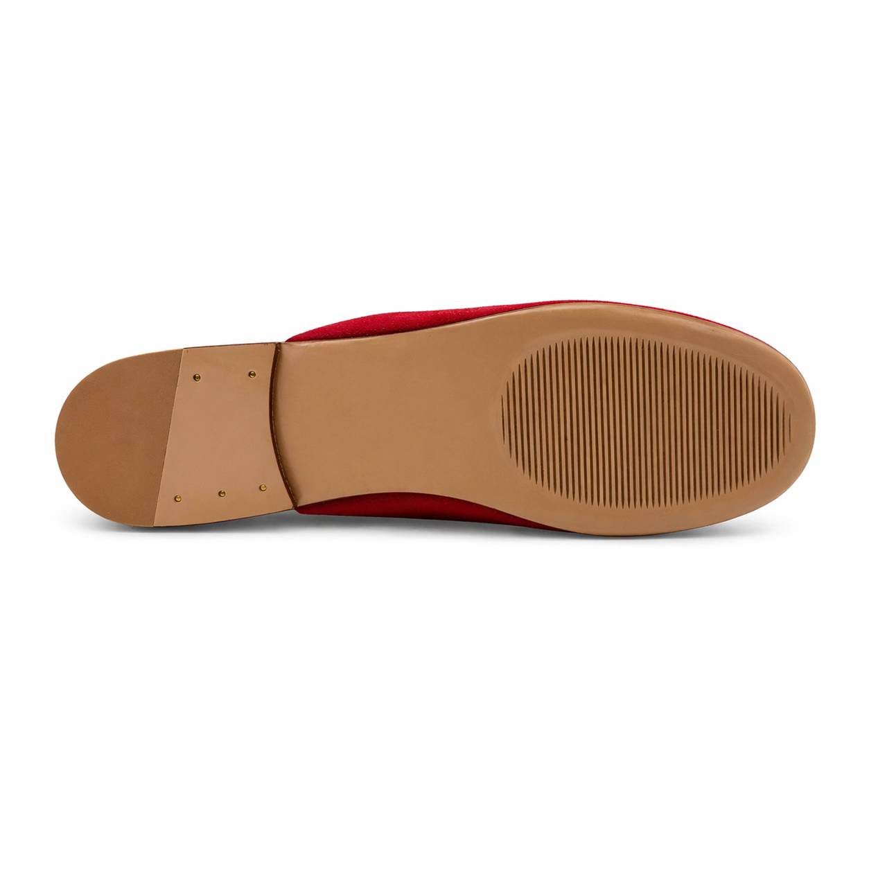 Mule Torino Femme - Cuir Suède Rouge