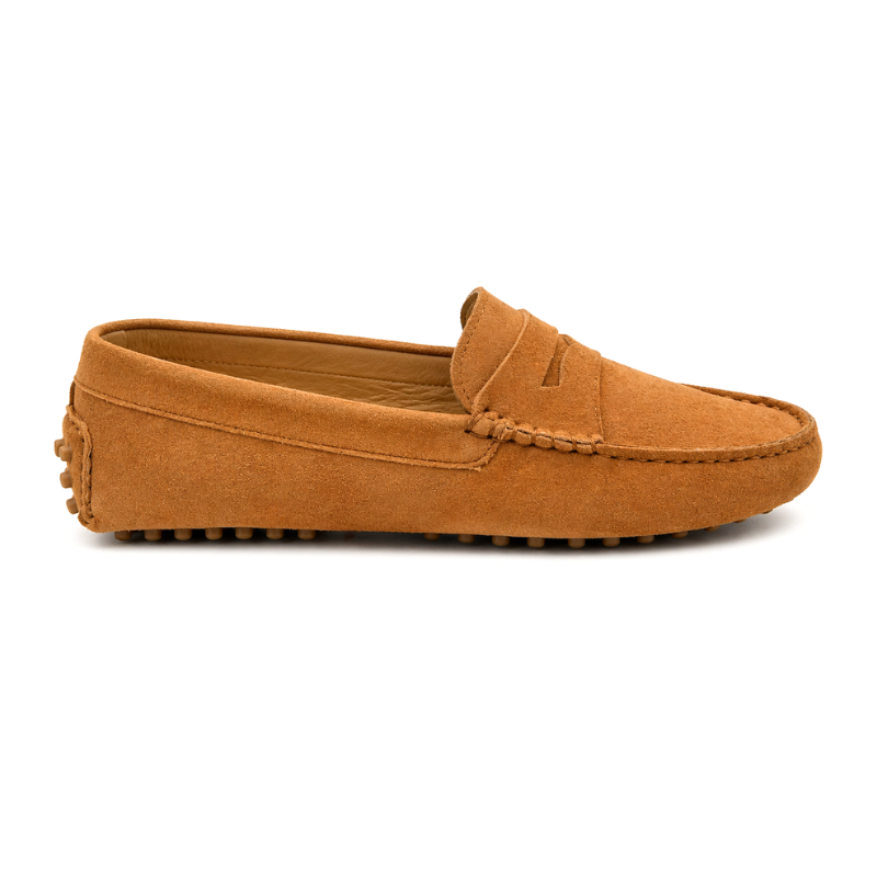 Portofino Femme - Cuir suèdé Camel