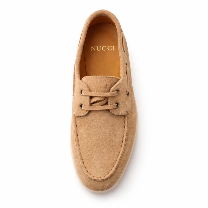 Loréano Homme - Cuir suède Beige