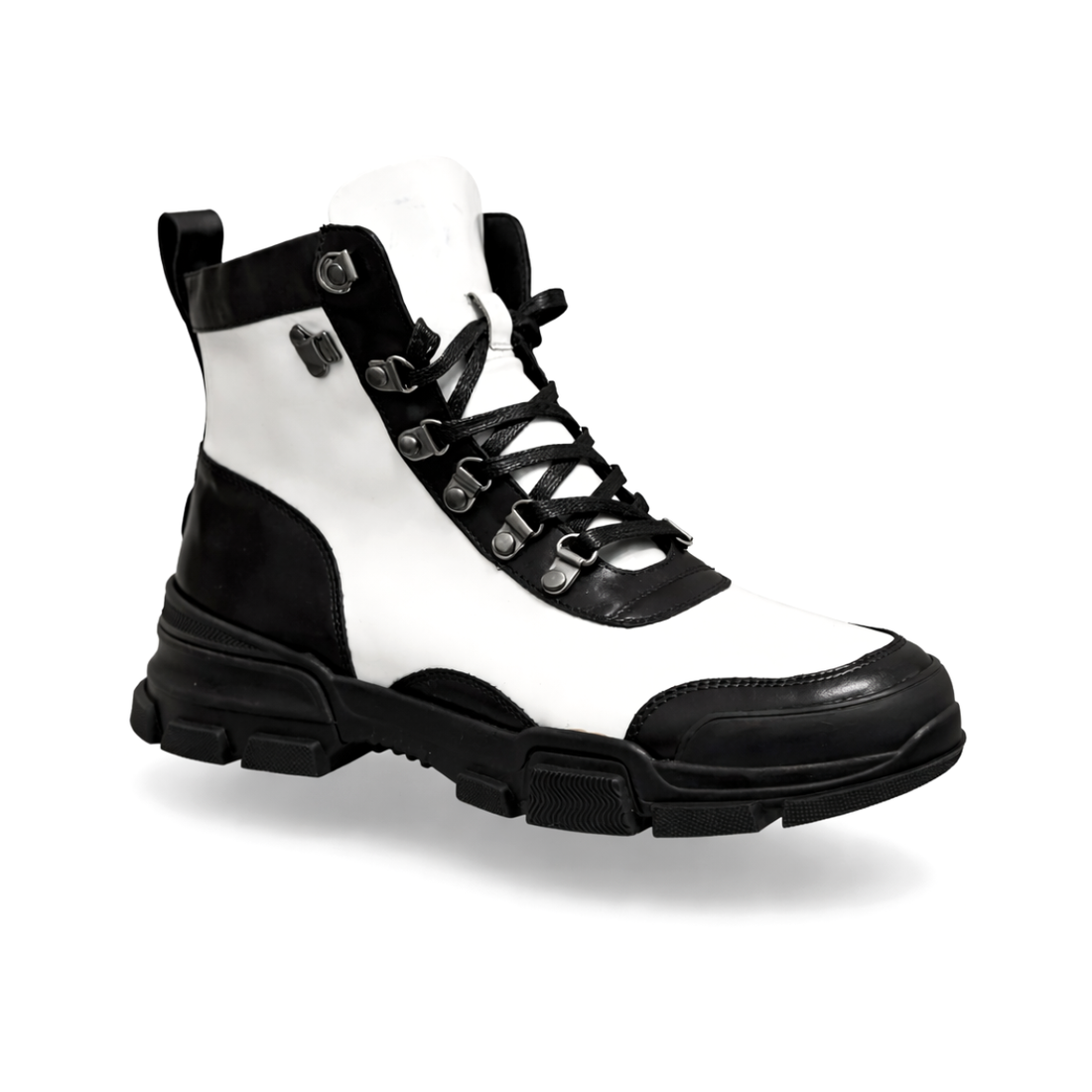 Polaris - Cuir Noir & Blanc