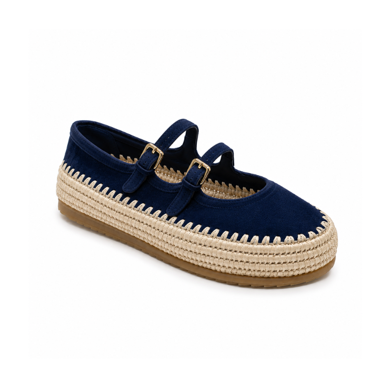 Azur Femme - Cuir Suède Bleu