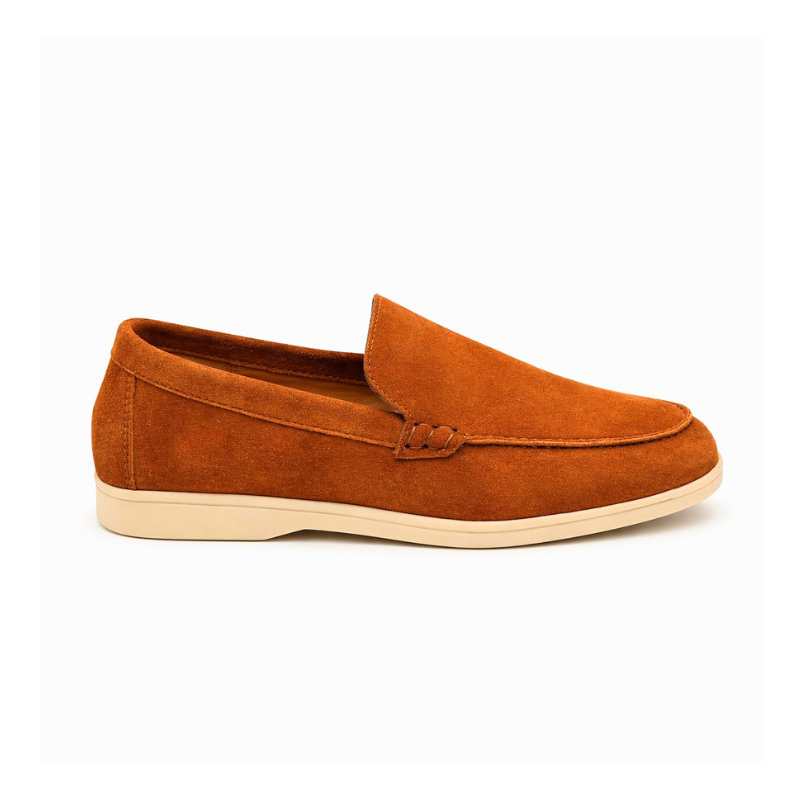 Lunéa Femme - Cuir suédé Cognac