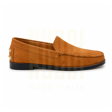 Tody femme - Cuir suède Camel