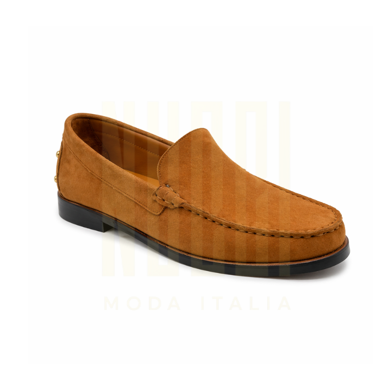 Tody femme - Cuir suède Camel