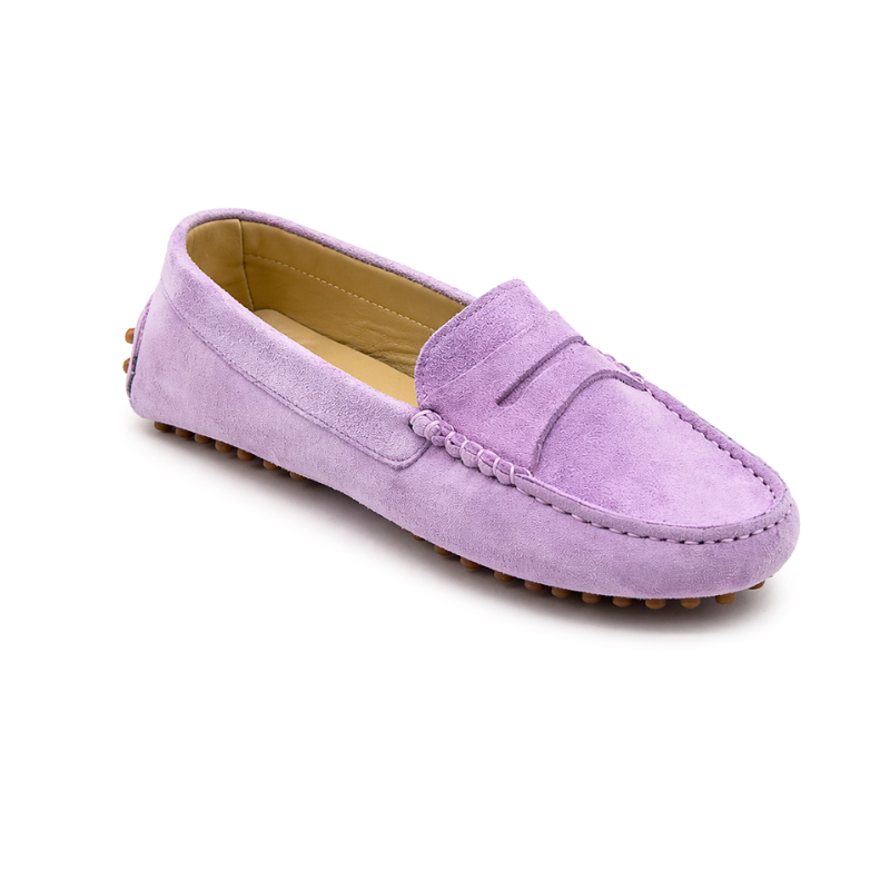 Portofino Femme - Cuir suèdé Rose lilas