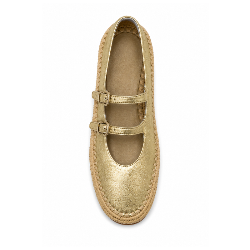 Azur Femme - Cuir Or