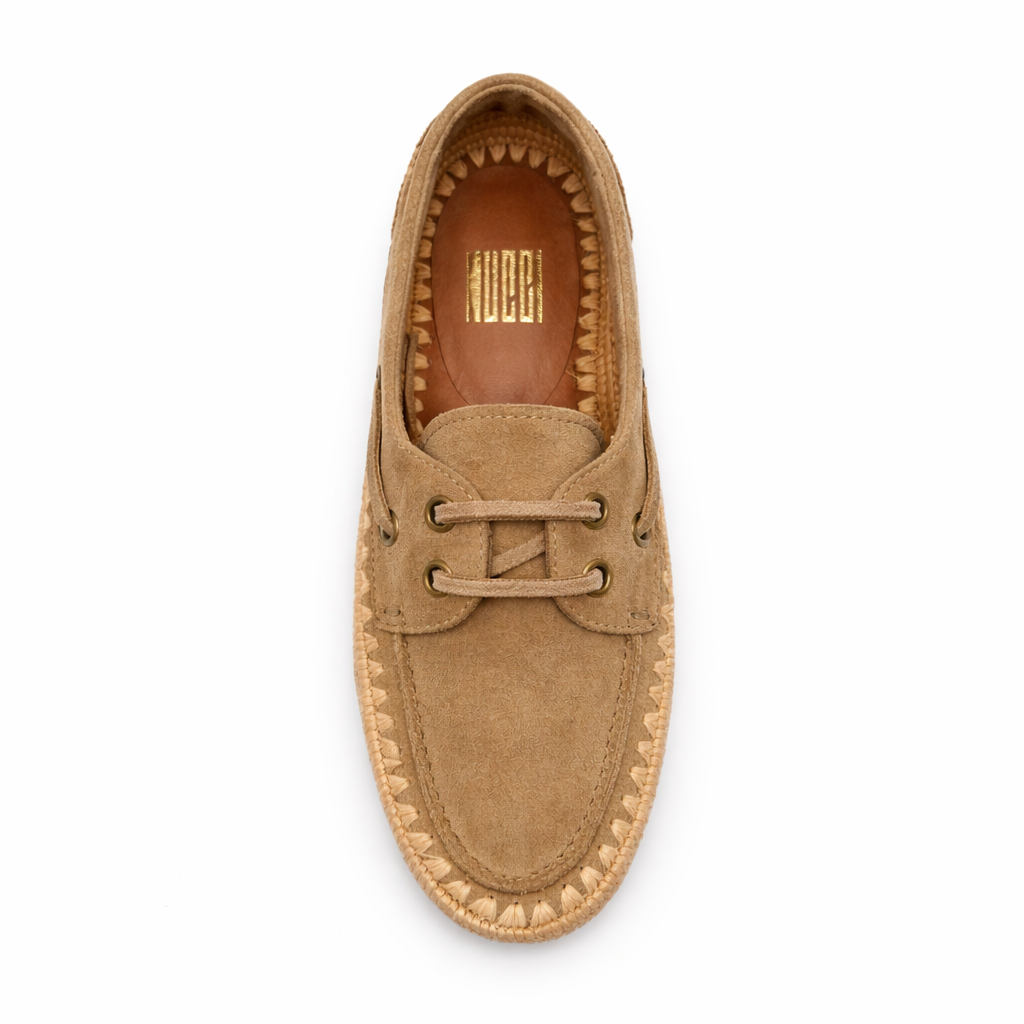Dune Femme - Cuir Suède Sable