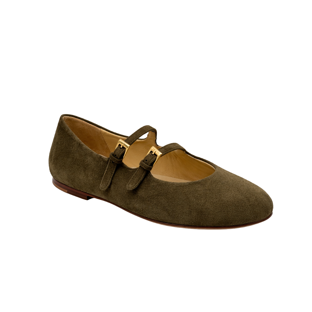 Milano - Cuir suédé kaki