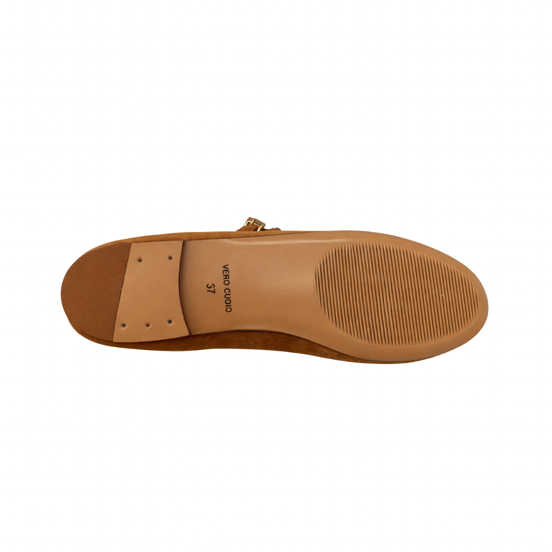 Milano - Cuir suédé camel