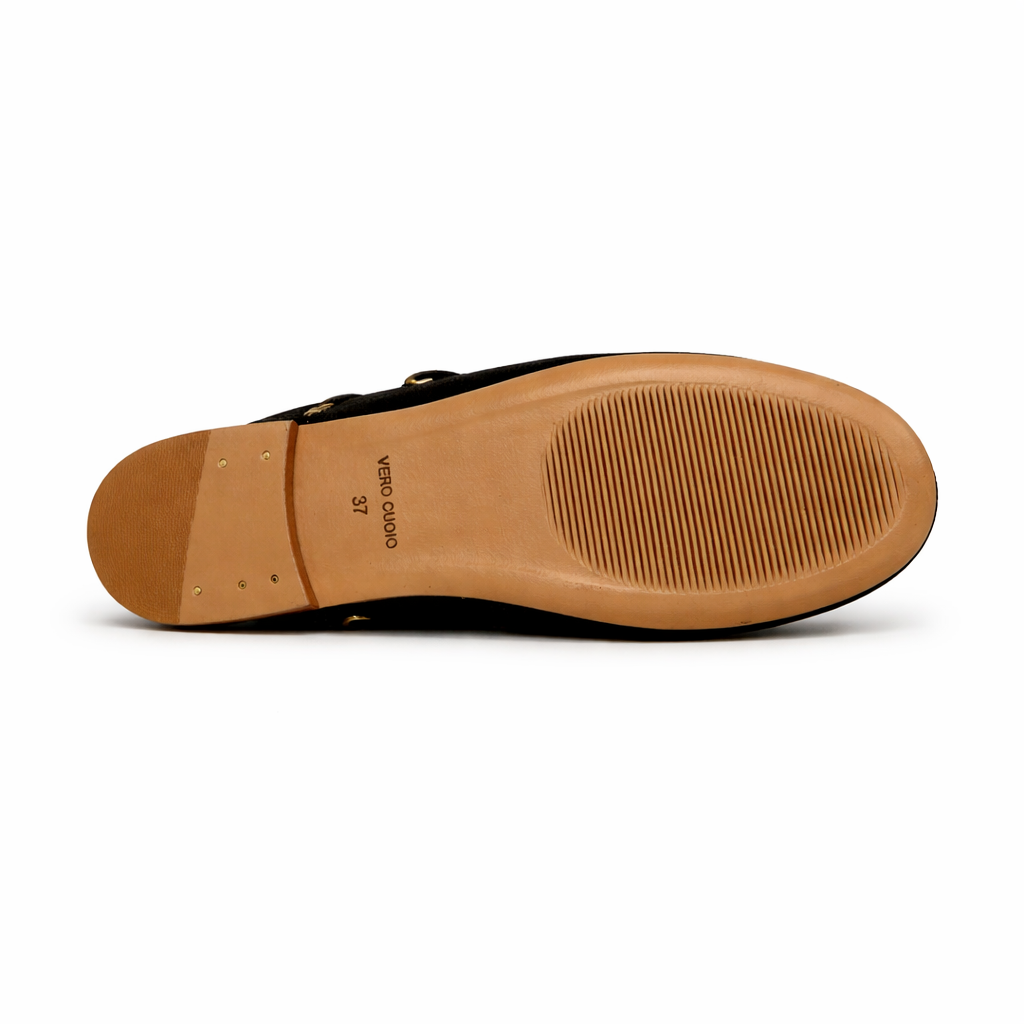 Mule Ibiza - Cuir suède Noir