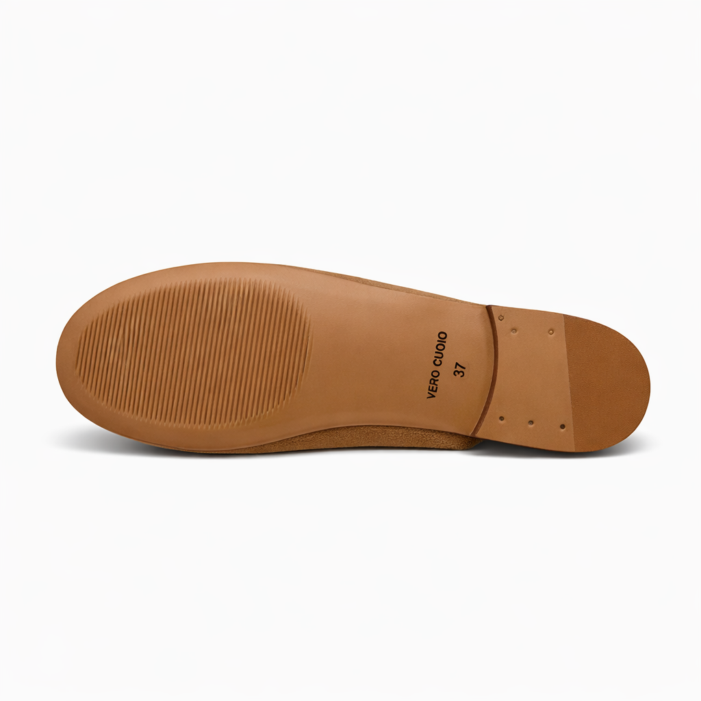Mule Milano Femme - Cuir Suède Beige