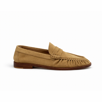 Laurent - Cuir Daim Beige