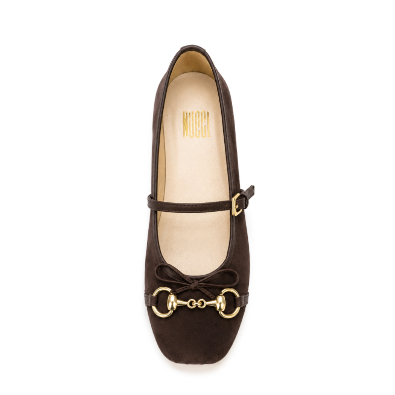 Roma - Cuir suède Marron