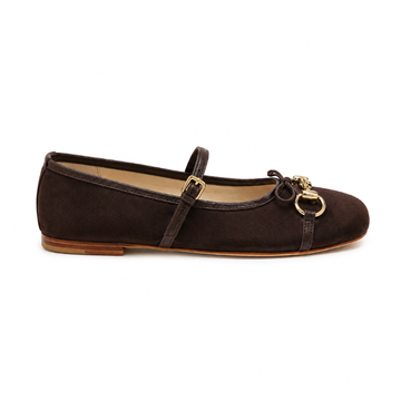 Roma - Cuir suède Marron
