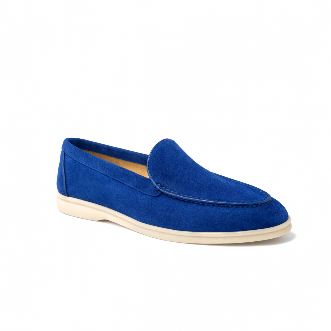 Lunéa Femme - Cuir Daim Bleu cobalt
