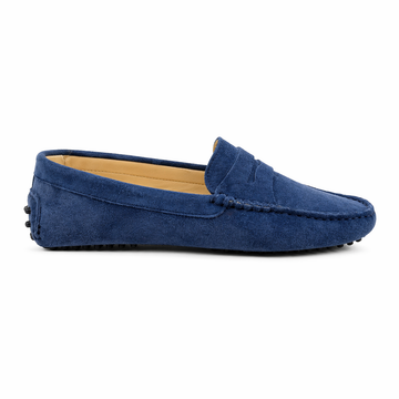 Portofino Femme - Cuir suèdé Bleu marine