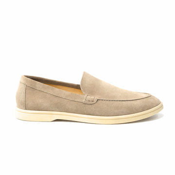 Lunéa Femme - Cuir Daim Beige sablé