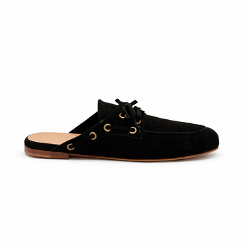 Mule Ibiza - Cuir suède Noir
