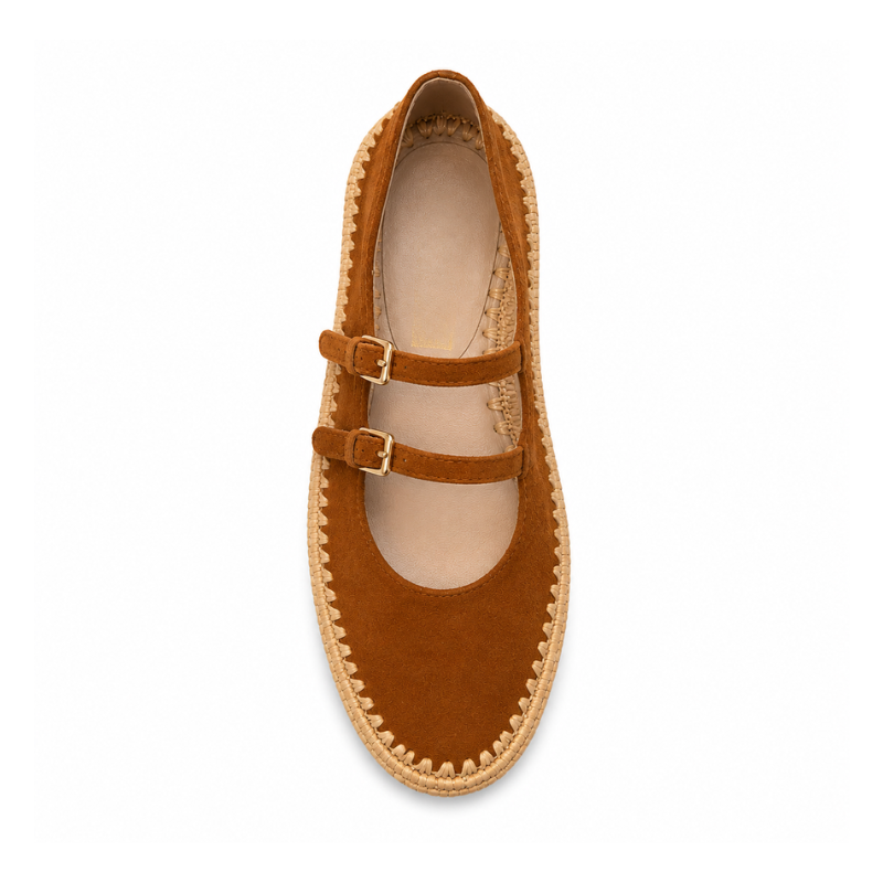 Azur Femme - Cuir Suède camel
