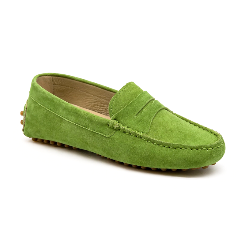 Portofino Femme - Cuir suèdé Vert sauge