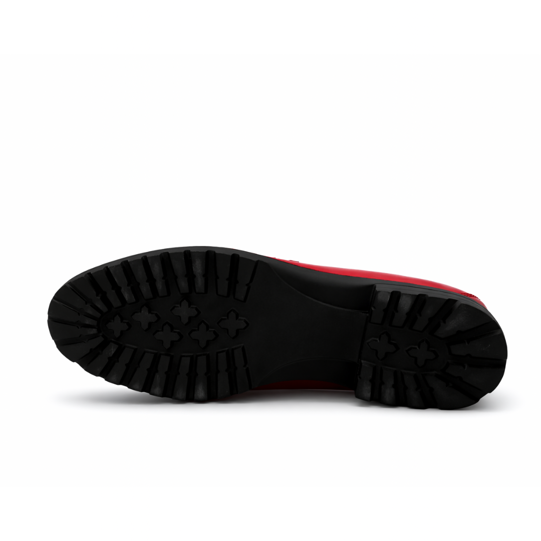 Vittoria - Cuir Vernis Rouge