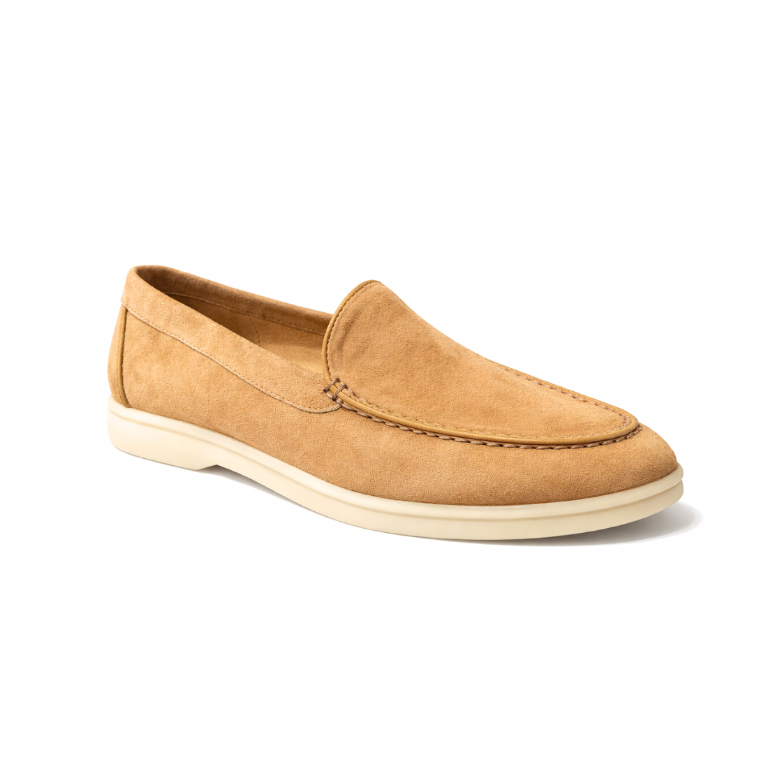 Lunéa Femme - Cuir suédé Beige