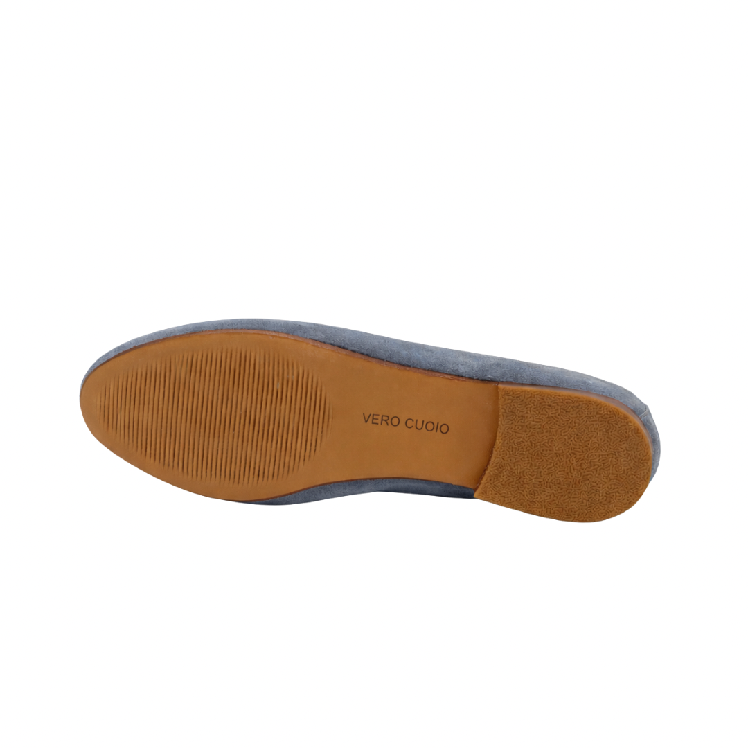 Céleste - Cuir nubuck Bleuciel