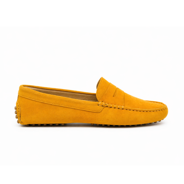 Portofino Femme - Cuir suèdé Jaune