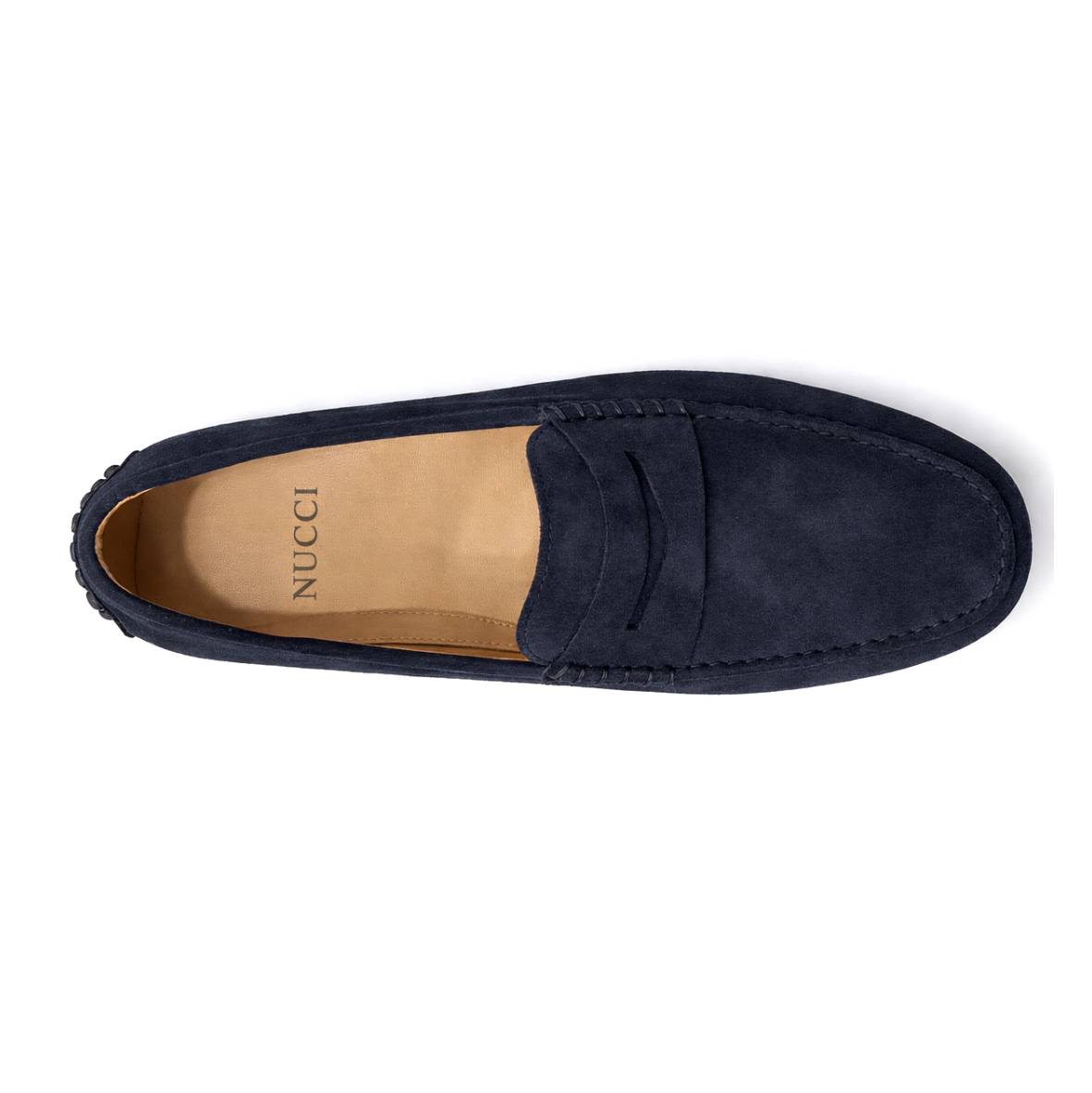 Riviera Homme - Cuir Suédé Bleu nuit