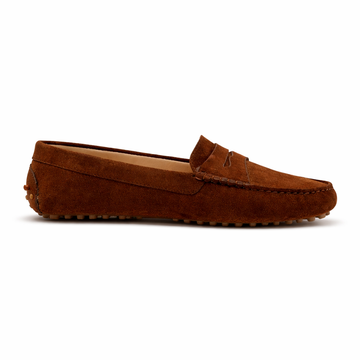 Portofino Femme - Cuir nubuck Cognac