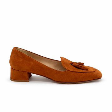 Sophia - Cuir daim Camel