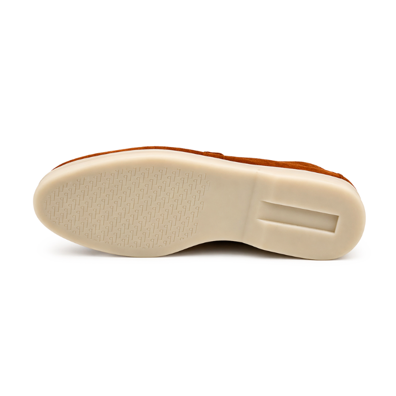 Lunéa Femme - Cuir suédé Cognac
