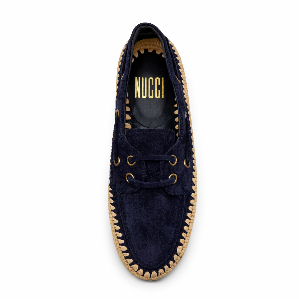 Dune Femme - Cuir Suède Bleu