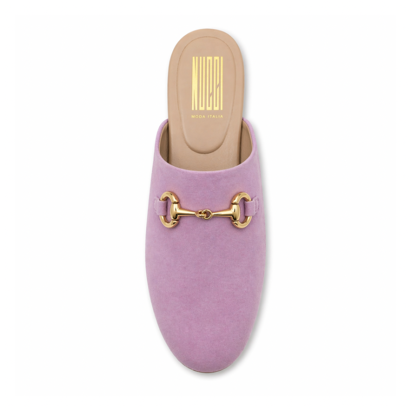Mule Torino Femme - Cuir Suède Rose lilas