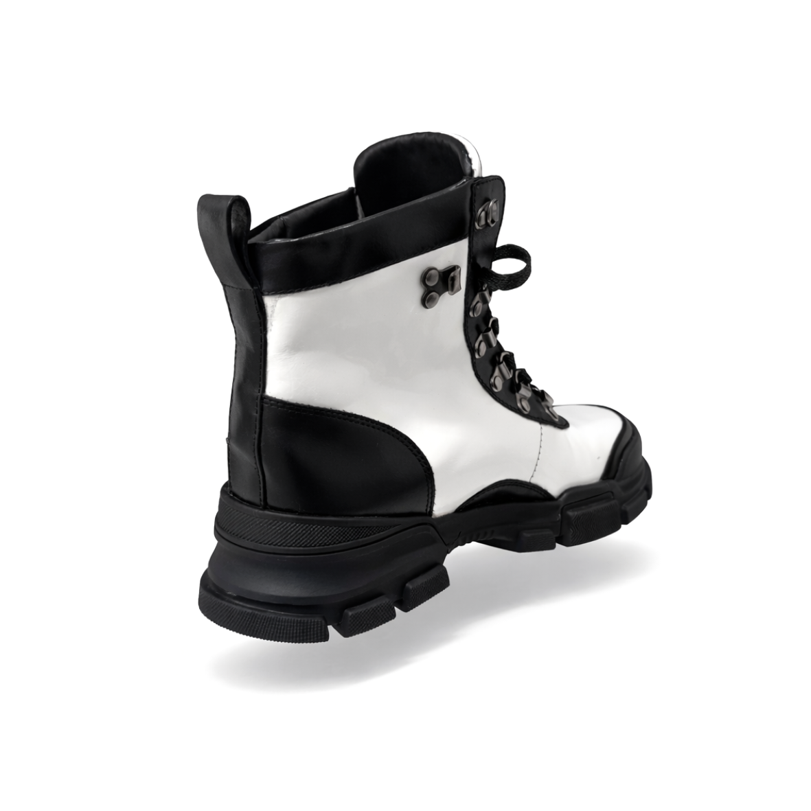 Polaris - Cuir Noir & Blanc