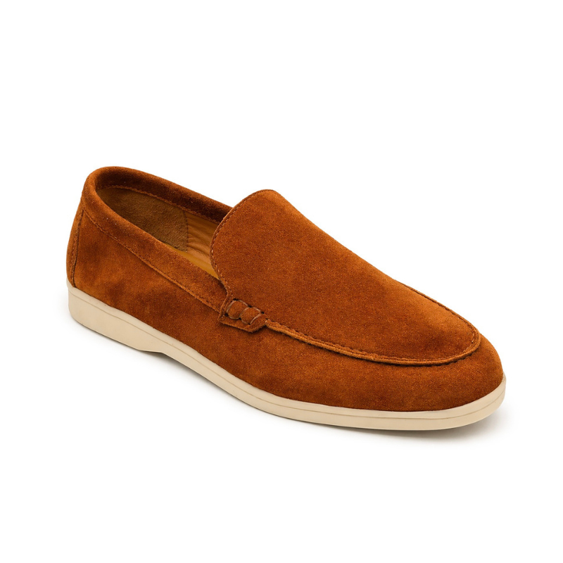 Lunéa Femme - Cuir suédé Cognac