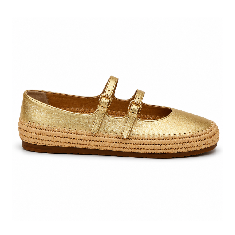 Azur Femme - Cuir Or