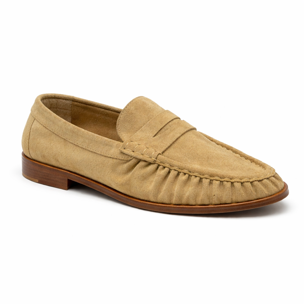 Laurent Femme - Cuir Suède Beige