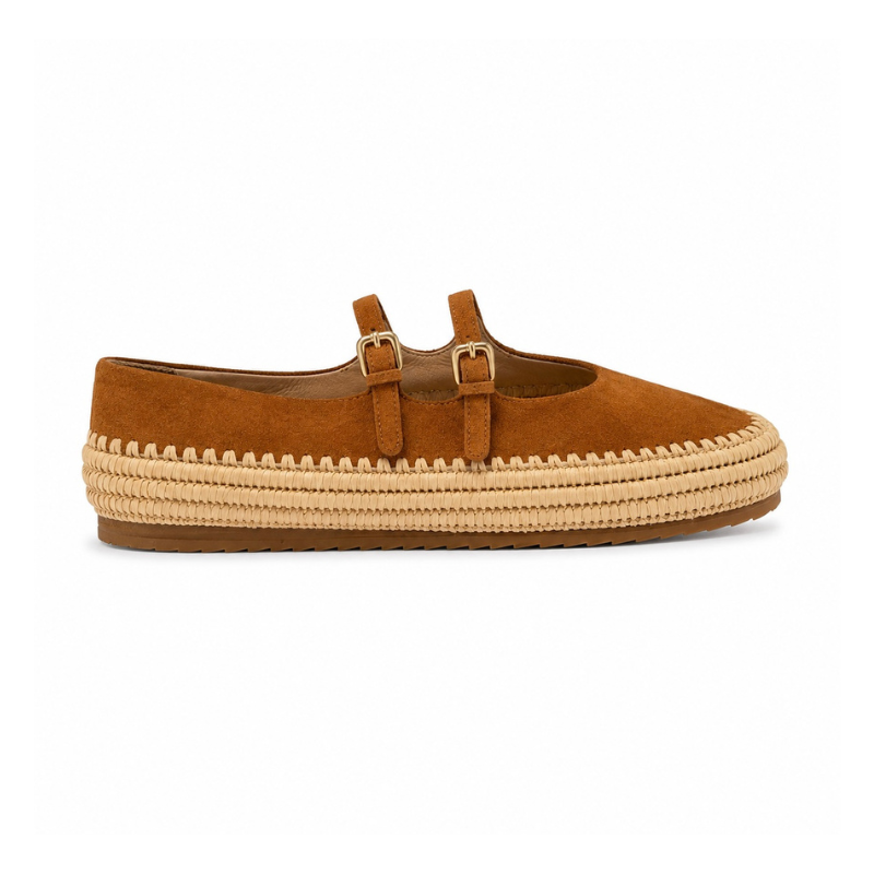 Azur Femme - Cuir Suède camel