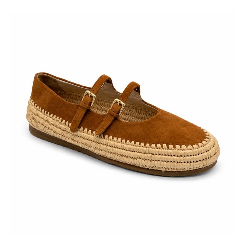 Azur Femme - Cuir Suède camel
