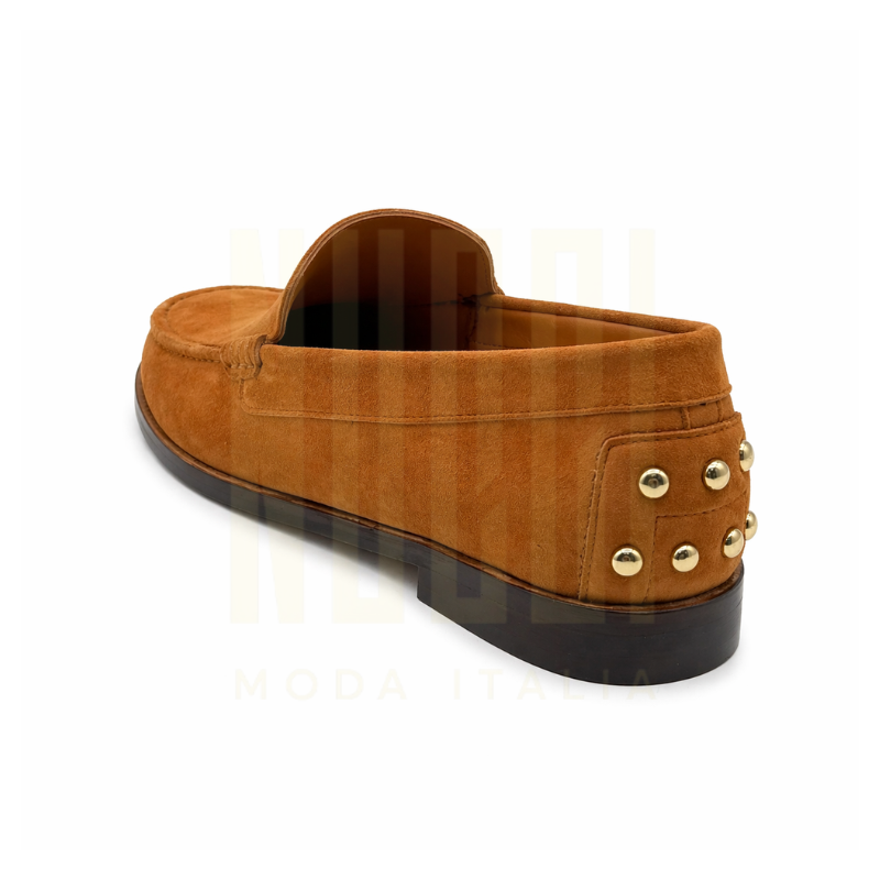 Tody femme - Cuir suède Camel