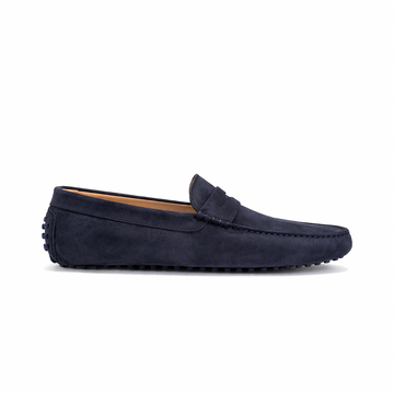Riviera Homme - Cuir Suédé Bleu nuit