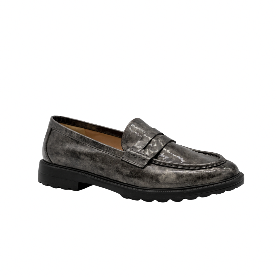 Calista - Cuir vernis Gris