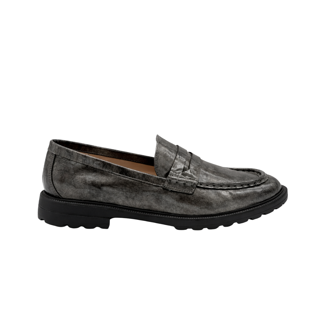 Calista - Cuir vernis Gris