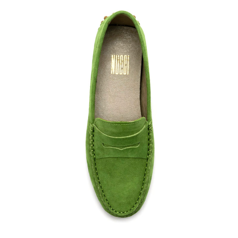 Portofino Femme - Cuir suèdé Vert sauge