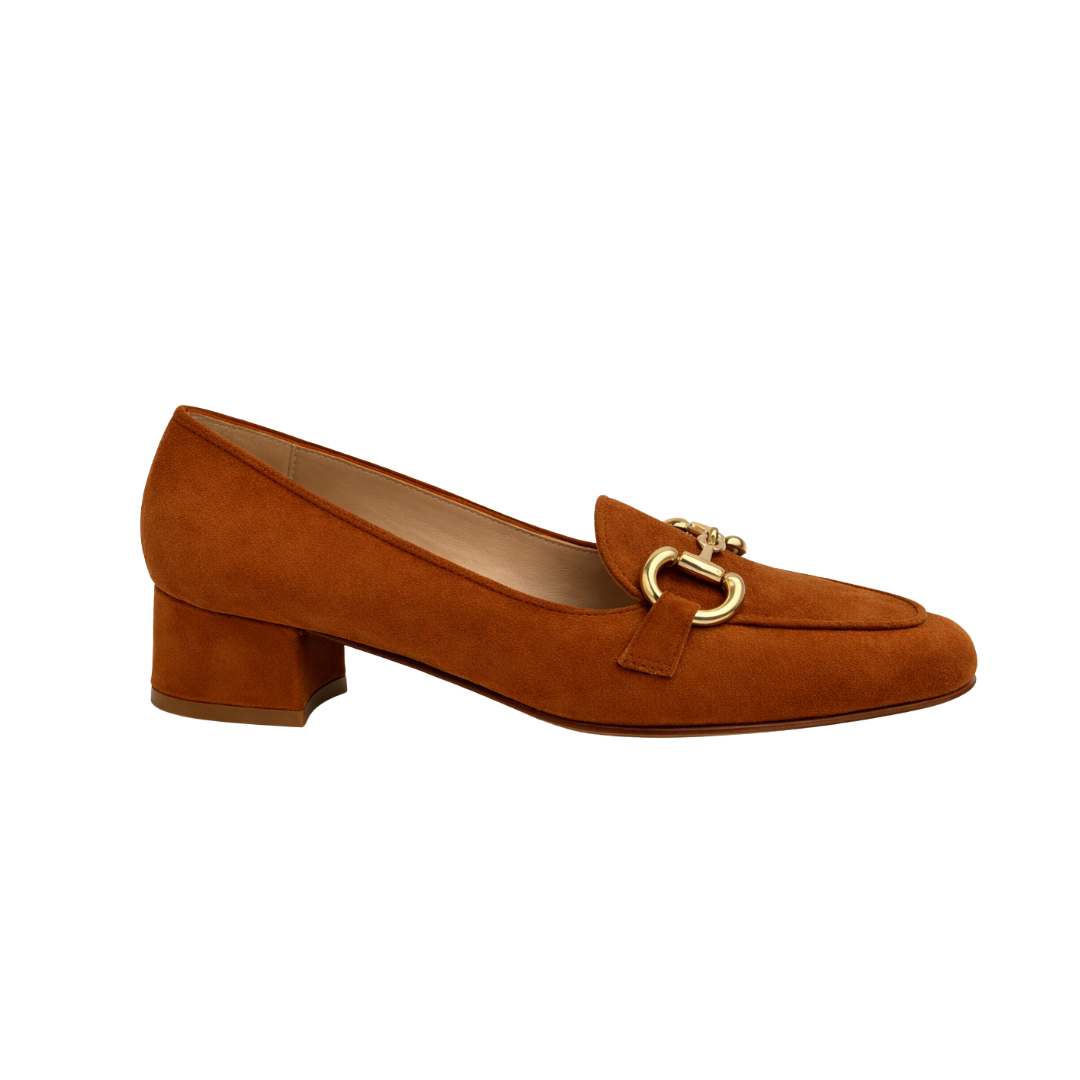 Livia - Cuir daim camel