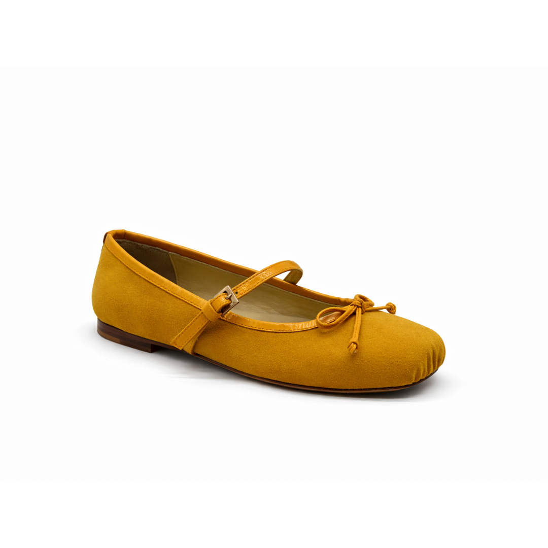 Roma - Cuir suédé Jaune