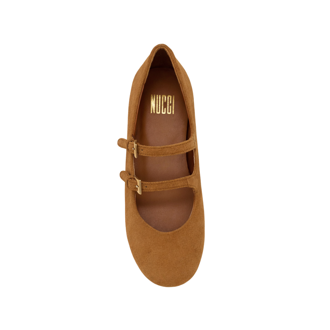 Milano - Cuir suédé camel